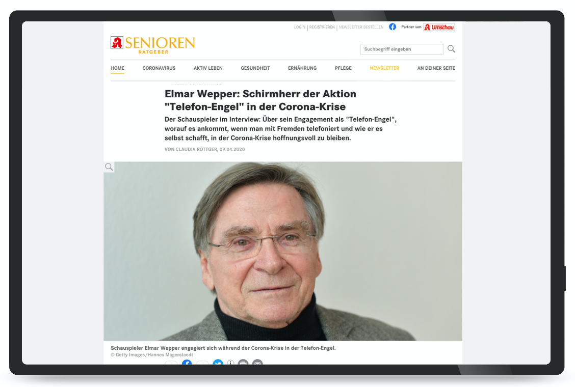 screenshot Senioren-Ratgeber